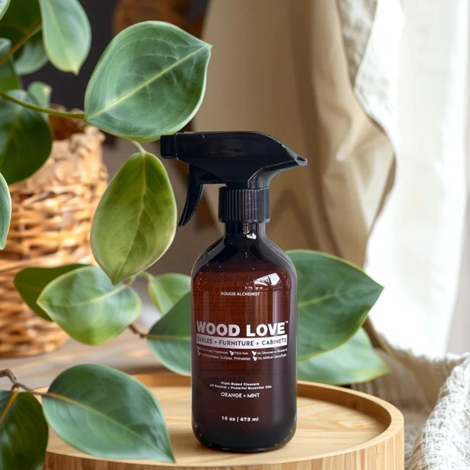 Wood Love | Plant - Based Wood Cleaner | Tables, Furniture, Cabinets - Bougie Alchemist